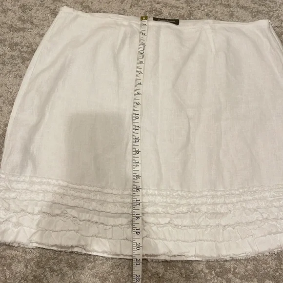 Tommy Bahama Two Palms Linen Skirt Size 16 - Picture 4 of 11